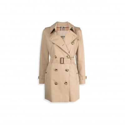 BURBERRY SHORT KENSINGTON TRENCH COAT 